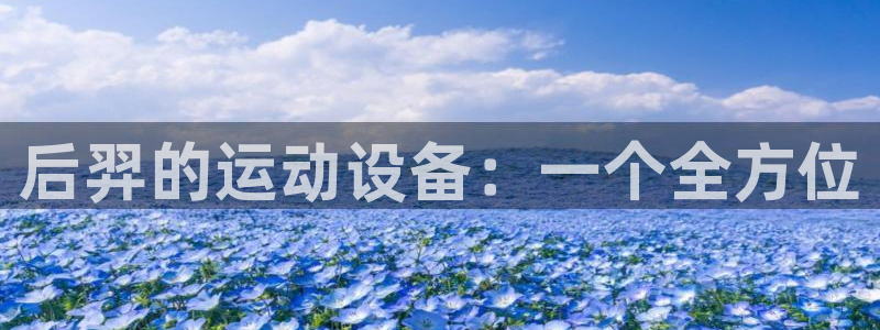 意昂5(KGAME)神州:后羿的运动设备:一个全方位